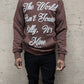 MY WORLD PULLOVER HOODIE