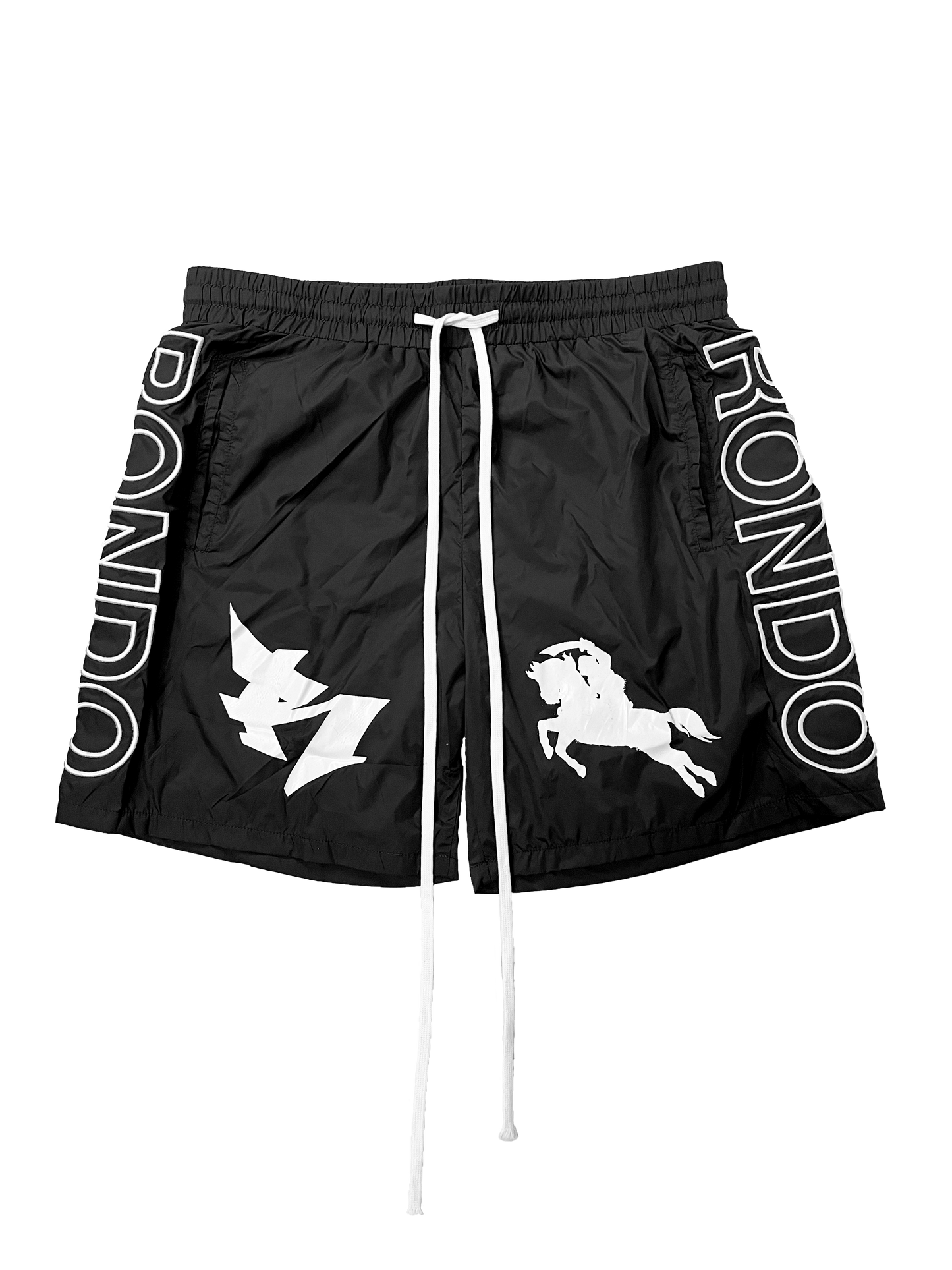 NYLON LOGO SHORTS