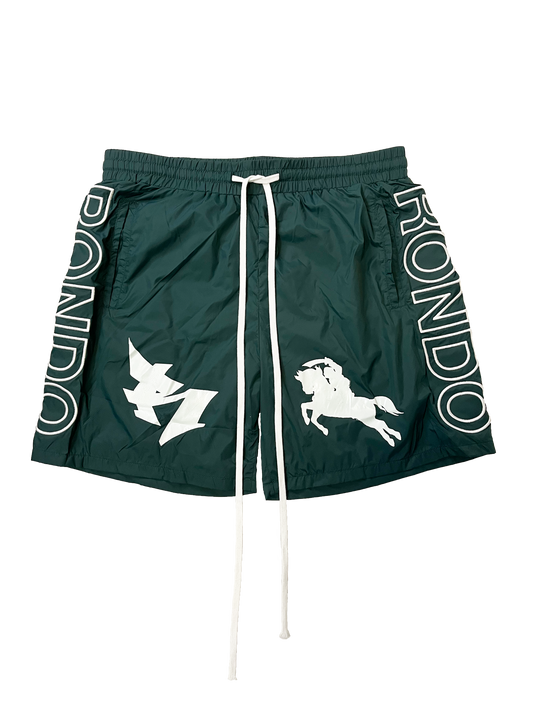 NYLON LOGO SHORTS